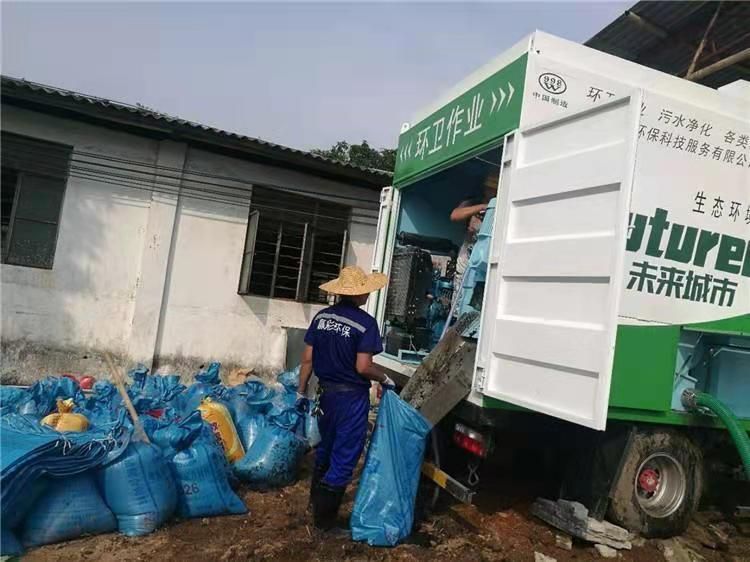 林芝工业污泥压干处理